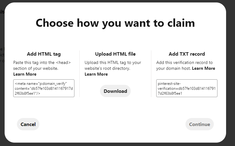 Pinterest 怎么申请蓝V认证-经过验证的商户