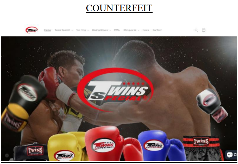 泰拳装备界的领头羊Twins Special被代理，28类运动器材的小心！