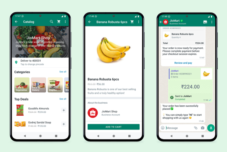 Meta将为印度WhatsApp用户打造全新“电商购物平台”JioMart