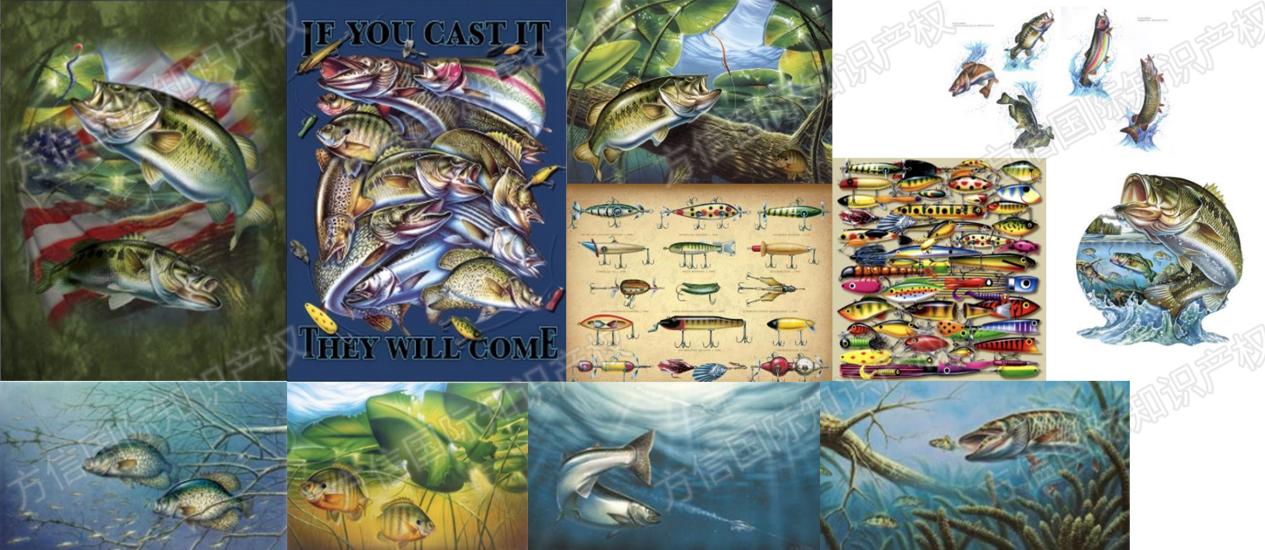 588名卖家天塌了！这些鱼艺插画版权商标一起来！