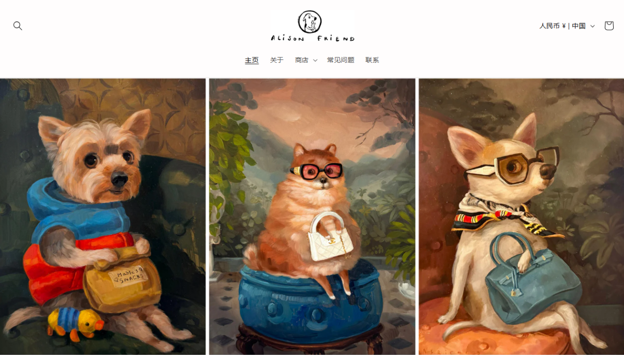 赶紧排查“萌宠油画”，Alison Friend开启版权维权行动！