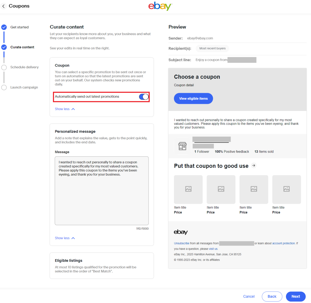 eBay新工具上线!用好“自动营销”和“编码优惠券”,促销活动大卖特卖~