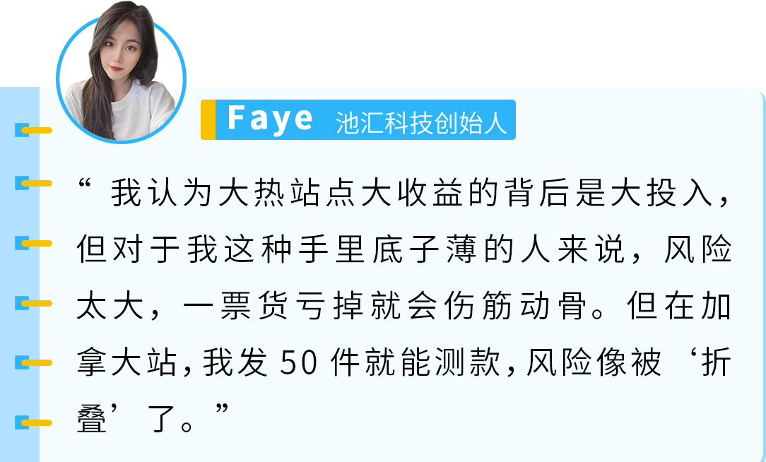 Faye团队只有4人，却撬动千万美元的生意！亚马逊加拿大站不容小觑