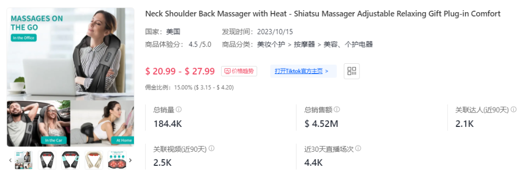 一周出单2.67万件的节日爆品！TikTok Shop美国小店(5.6-5.12)周榜