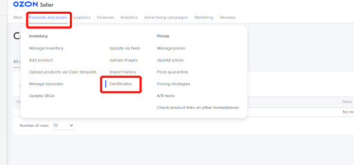 Ozon商品销售限制