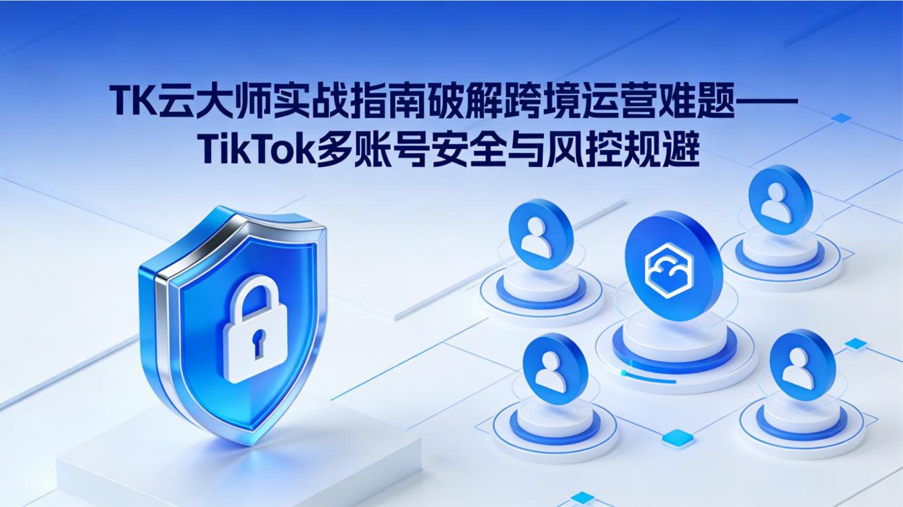 TK云大师实战指南破解跨境运营难题——TikTok多账号安全与风控规避