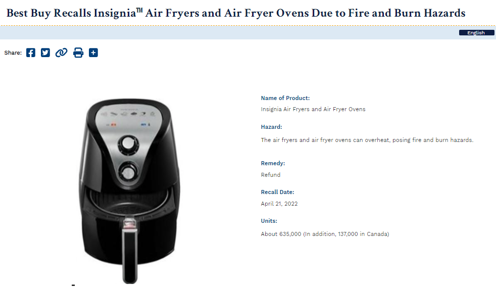 又一热销产品被紧急召回！Q4旺季将至，卖家一定要小心！