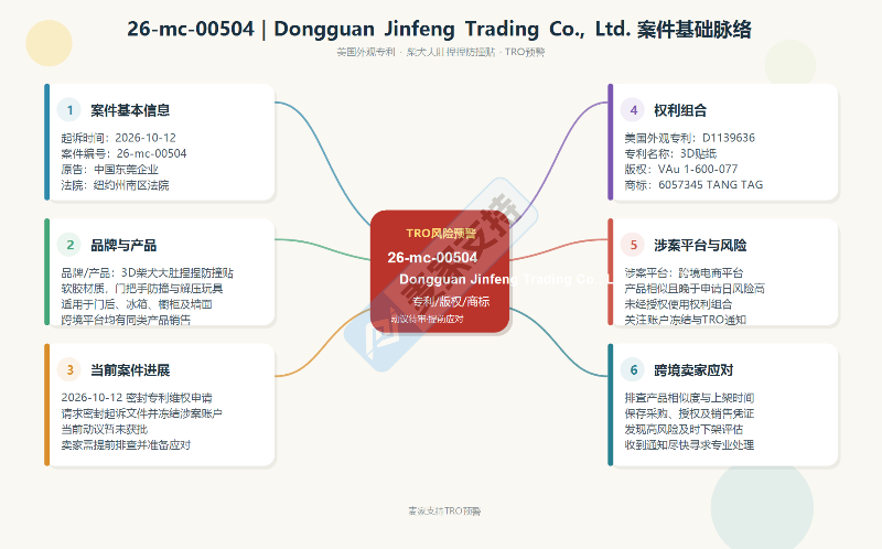 TRO预警｜柴犬大肚捏捏防撞贴已提交维权申请，家居用品卖家速速应对