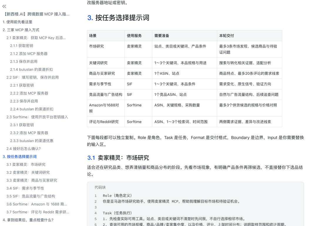 选品、广告、关键词数据从哪来?我整理了这份亚马逊卖家的数据MCP选型指南(附提示词和教程)