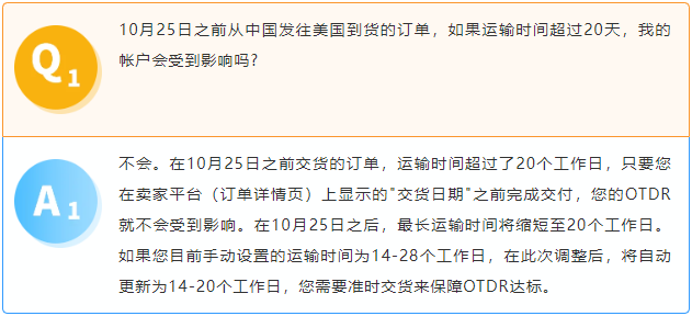 亚马逊新规来袭！如何设置自配送运输和备货时间更好地达标OTDR？
