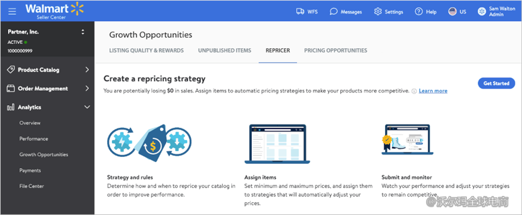 Repricer Dashboard（价格调整工具）