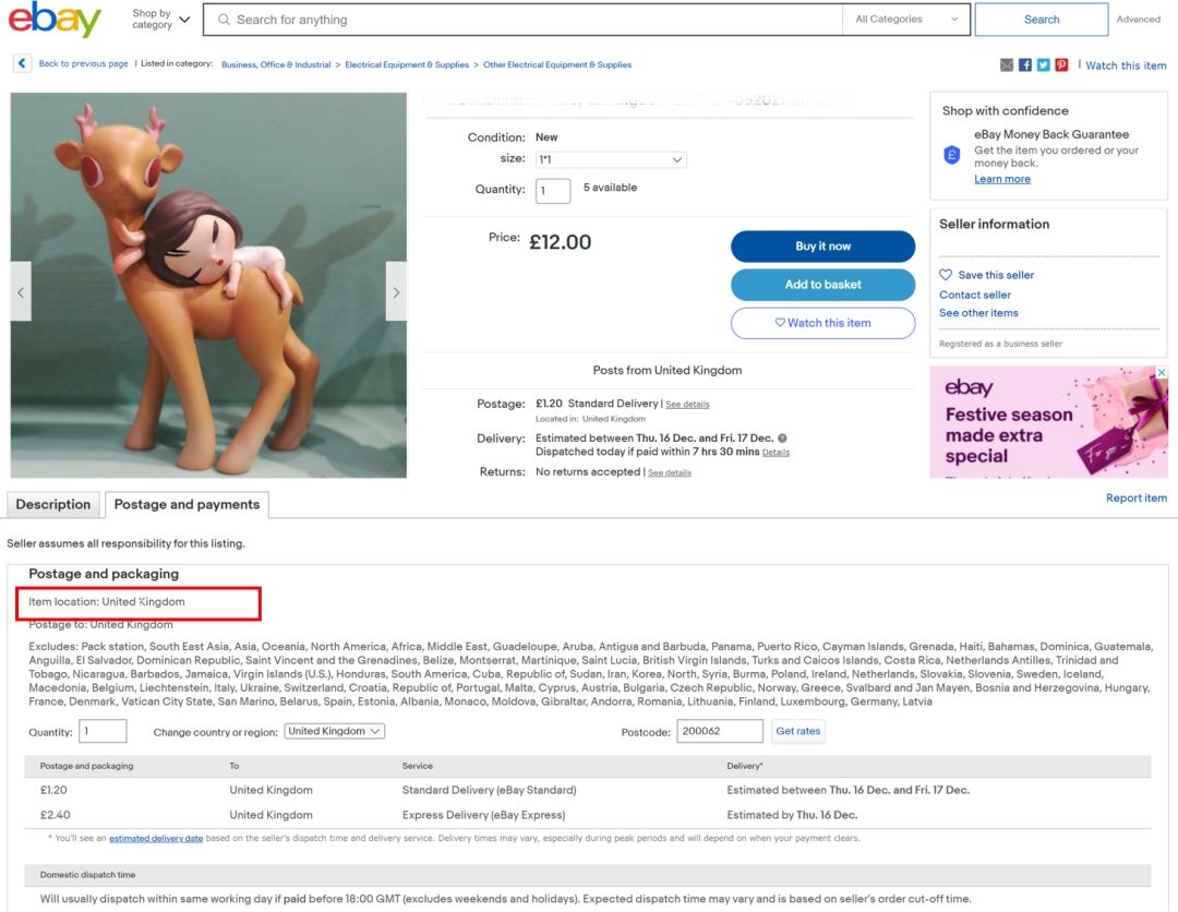 eBay Fulfillment开启多属性刊登红利模式！ 实现不同物品所在地的多属性刊登功能