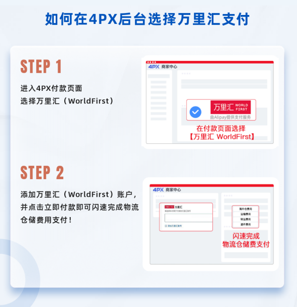 1萬元現(xiàn)金折扣券！萬里匯和4PX聯(lián)合權(quán)益大放送，物流支付更省心！
