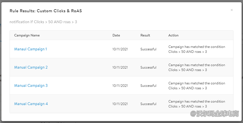 广告自动规则设置