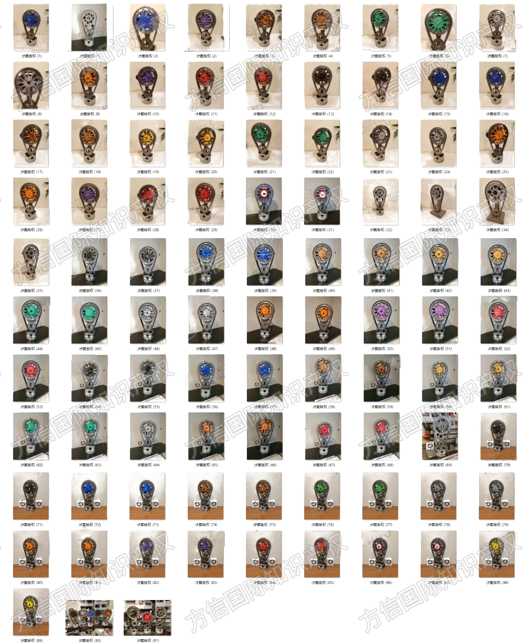 66个卖家被告！这91张手工钟表版权图侵权风险极高！