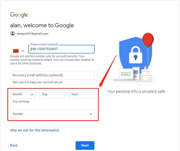 100%成功注册谷歌邮箱Gmail的方式, 真香!