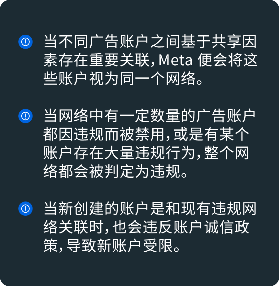 Meta 账户诚信指南丨解读违规网络关联政策，避免账户受限