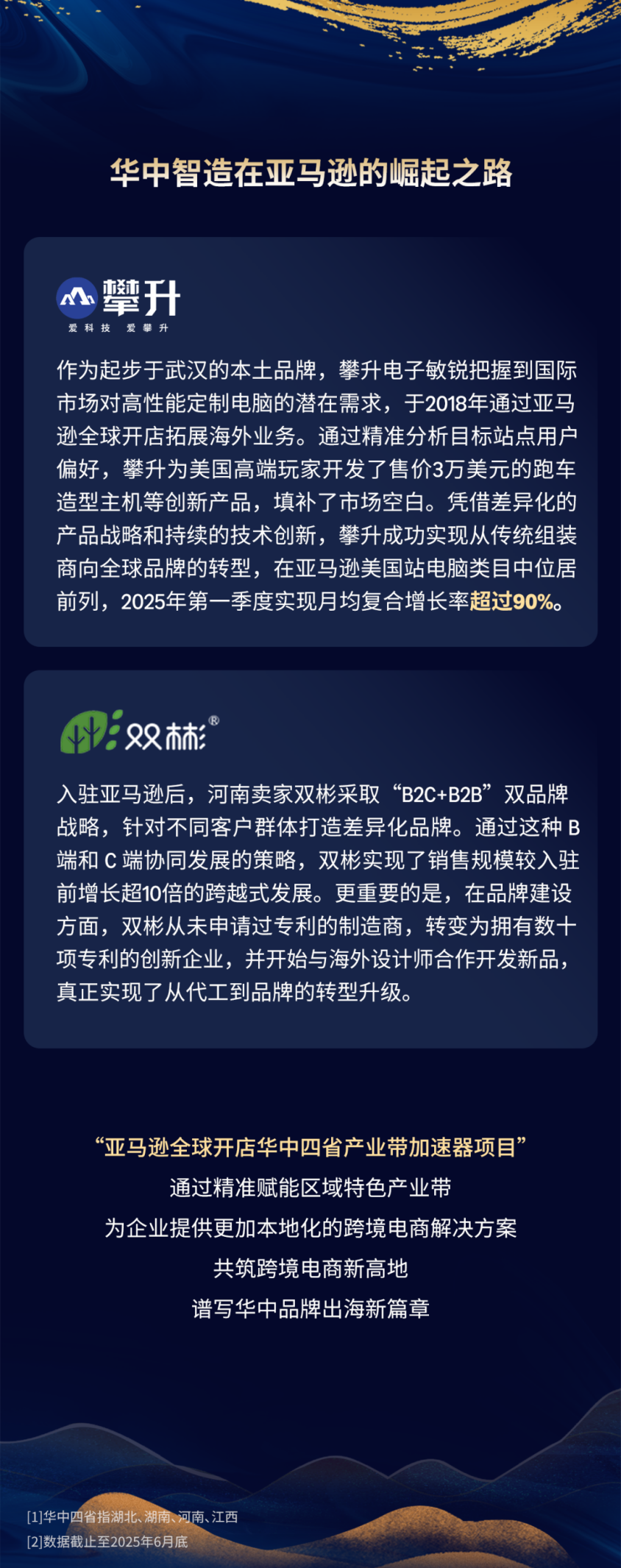 聚焦湖北、河南、湖南、江西！亚马逊重磅发布产业带加速器项目