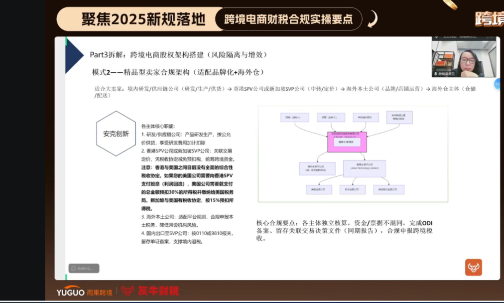 企业财税合规怎么搭?跨境电商这6大企业架构全解析