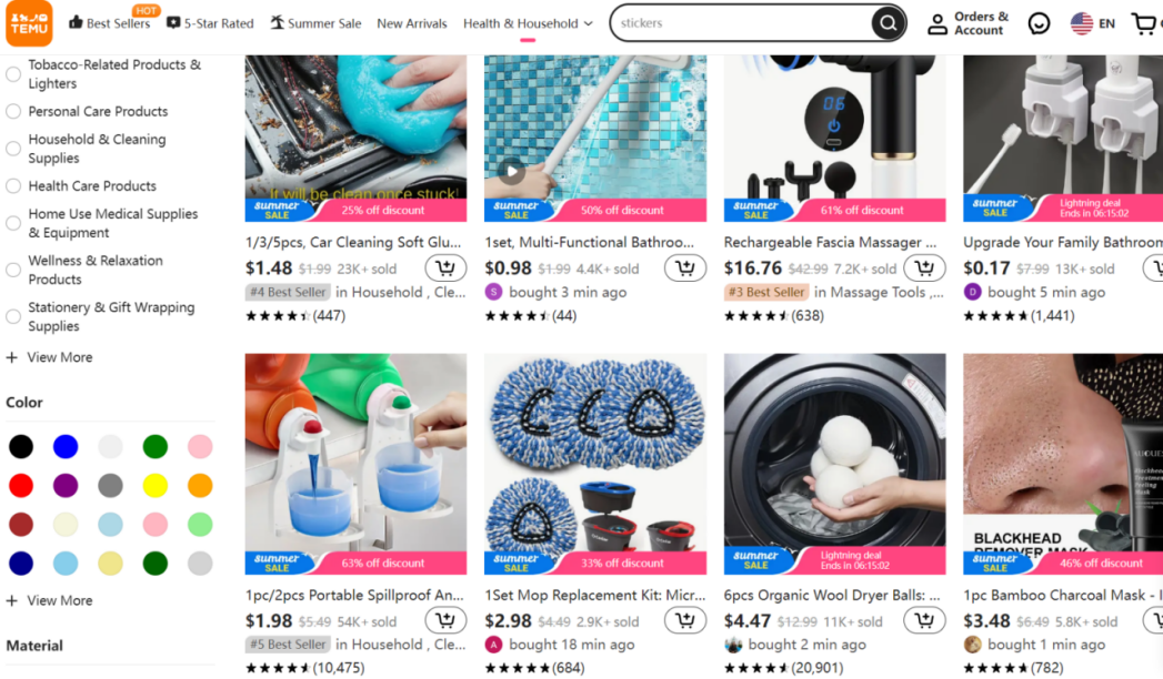 Temu、拼多多的低价绞肉机下，亚马逊向左，阿里向右