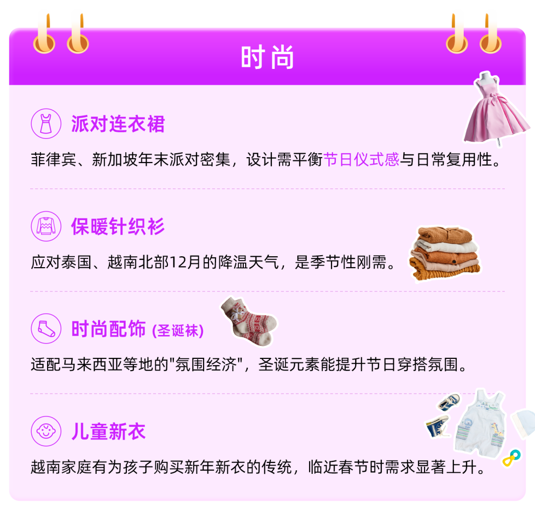 除了圣誕樹，東南亞年末還在買什么？這份爆品清單請(qǐng)收好