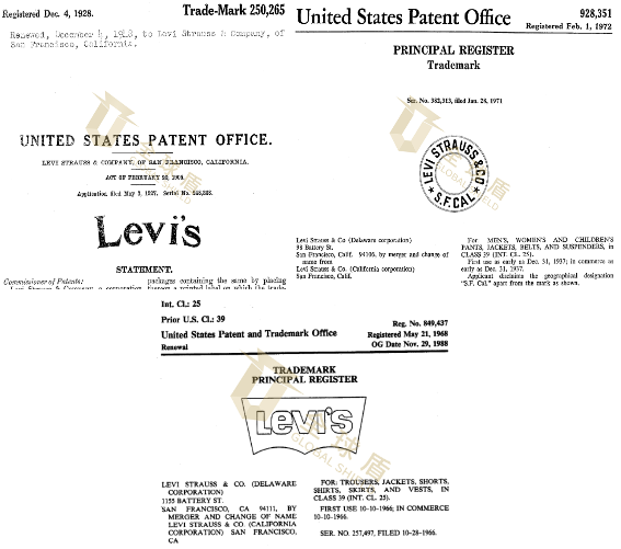 GBC律所代理世界知名牛仔品牌Levi’s 李维斯发案，涉及商标侵权，尚未提出TRO[22-cv-3226]