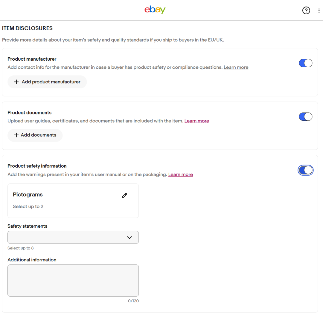 GPSR已生效！如何将相关信息上传至eBay平台，一篇说清楚！
