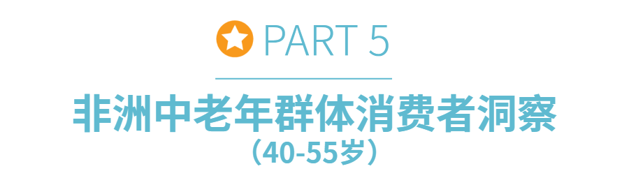 非洲消费者购买力持续上升,点击解锁不同性别年龄的消费密码!