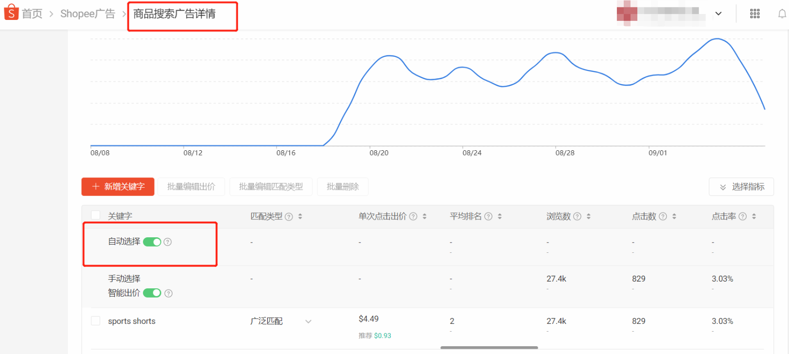 【Shopee公告】导出自动投放关键词列表功能已上线