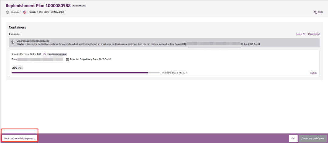 如何在新页面创建入库CG订单