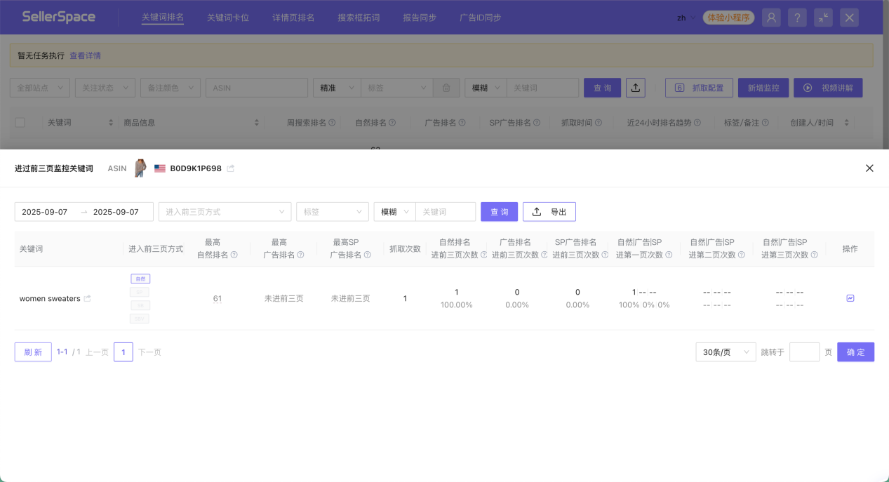 亚马逊运营神器！这个插件让关键词排名监控，从“熬秃头”变“躺平看”
