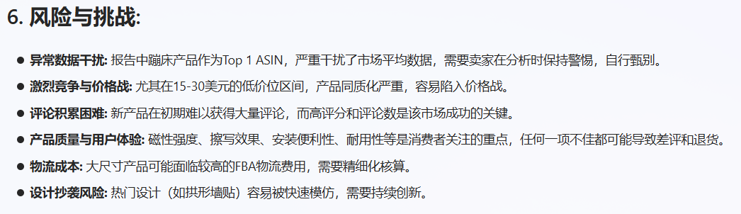 第78期|亚马逊美国站热门产品解读-墙面磁性黑板