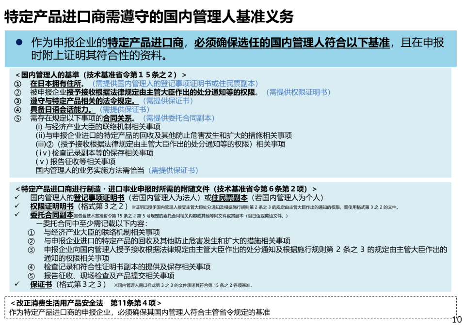 我的产品带适配器，怎么做日本新规备案和日代？