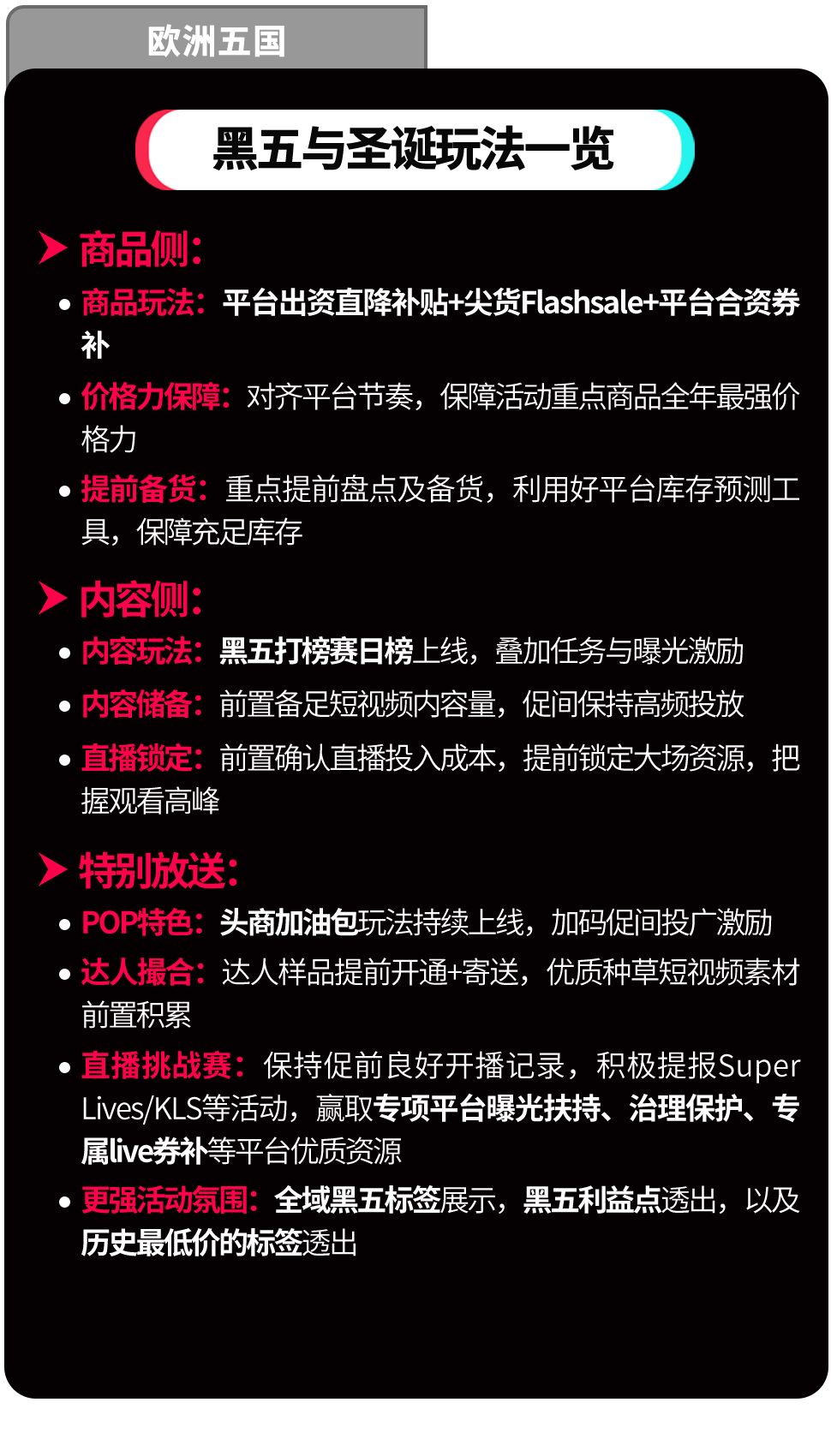 TikTok Shop跨境POP新市场黑五备战:聚焦本地货品、内容