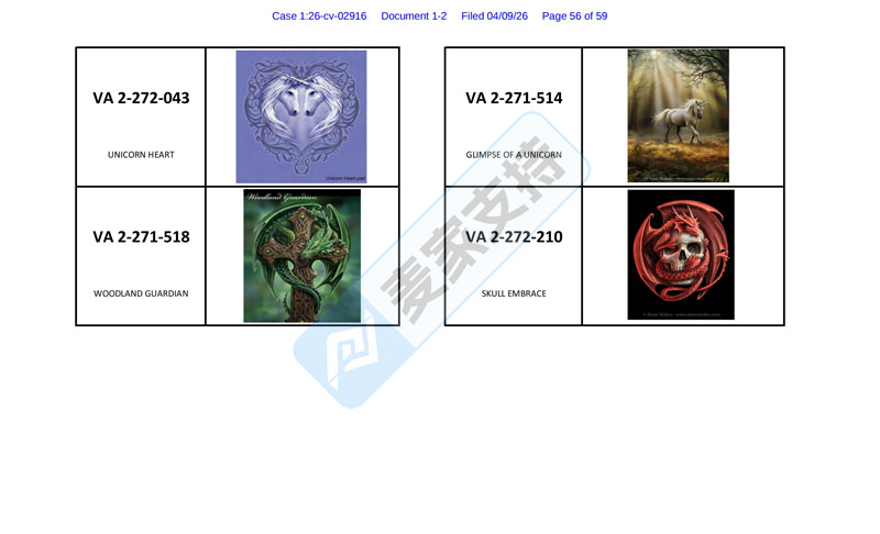 26-cv-02916，面对疾风暴吧！Whitewood 律所强势接手Anne Stokes版权，跨境卖家需紧急避险