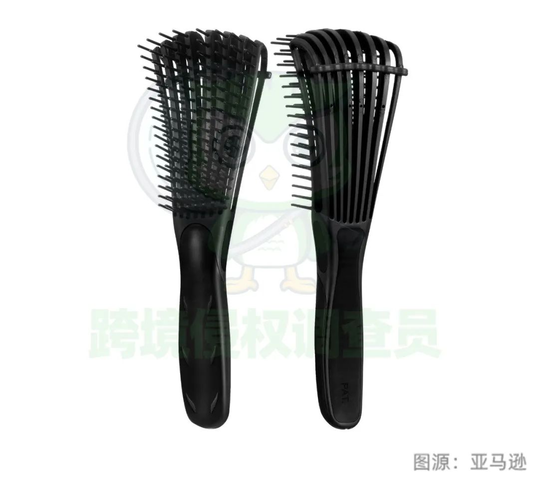 抢手爆款BRUSH美发梳专利维权，国人发案不可掉以轻心！