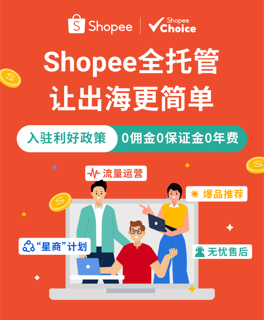 单量翻35倍+!2025年Shopee全托管招商再加码,精准解决卖家出海痛点!| 附入驻高频问答