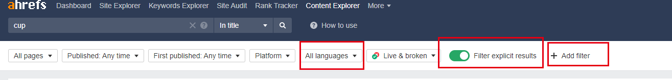 使用ahrefs挖掘同行外链的方法-图文教程