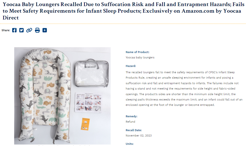 超50万件产品被召回!这些“宝贝”暗藏风险,售卖需谨慎!