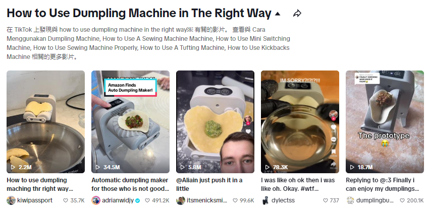 爆红TikTok的饺子机，中国小家电出海的缩影