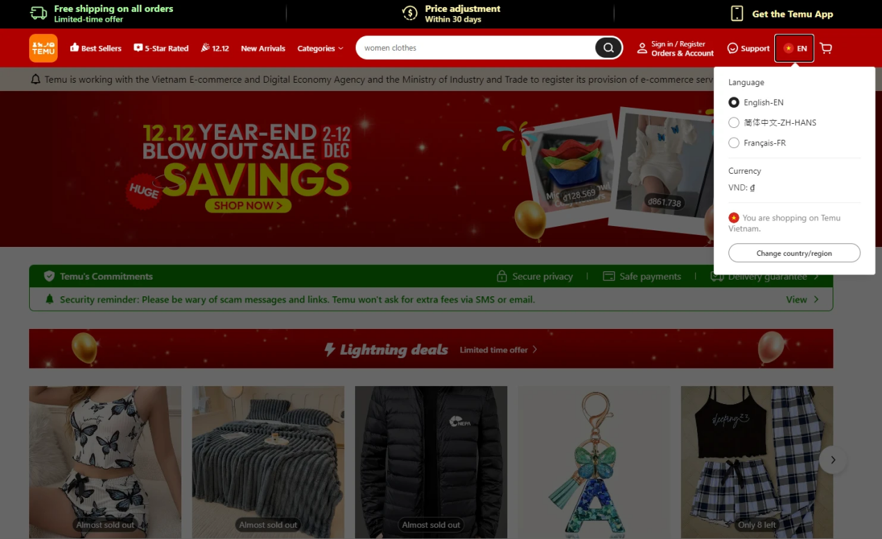 暂停服务！Temu在越南被紧急“叫停”-雨果网
