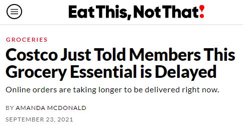 沃尔玛110万箱货漂在海上！美国零售商货架已空空如也！