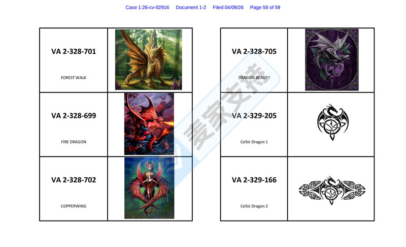 26-cv-02916，面对疾风暴吧！Whitewood 律所强势接手Anne Stokes版权，跨境卖家需紧急避险