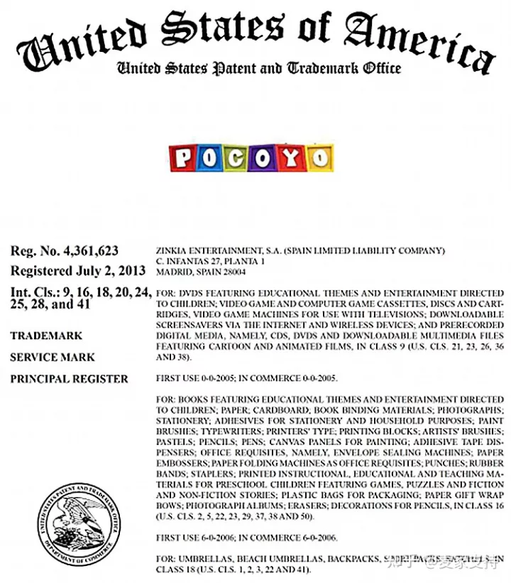 儿童伙伴POCOYO 小P优优发案维权，Keith代理该品牌！已申请TRO禁令，传票刚由品牌方及其合作伙伴执行！