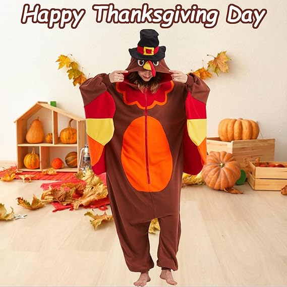 感恩节侵权预警！Turkey Onesie Adult火鸡连体服已下证！