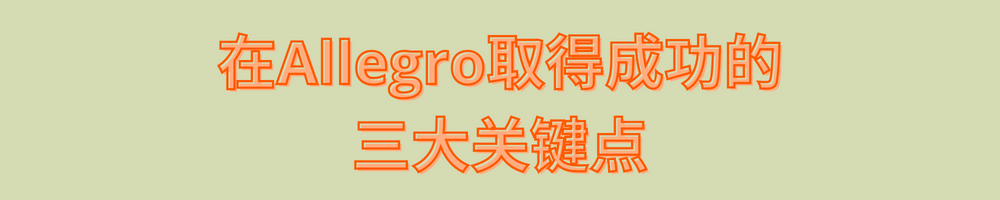 Allegro成功卖家经验分享——听听大卖如何轻松保持月销上万单？