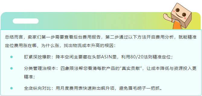 28天3个步骤优化你的亚马逊FBA费用，你的钱花在关键点上了吗？