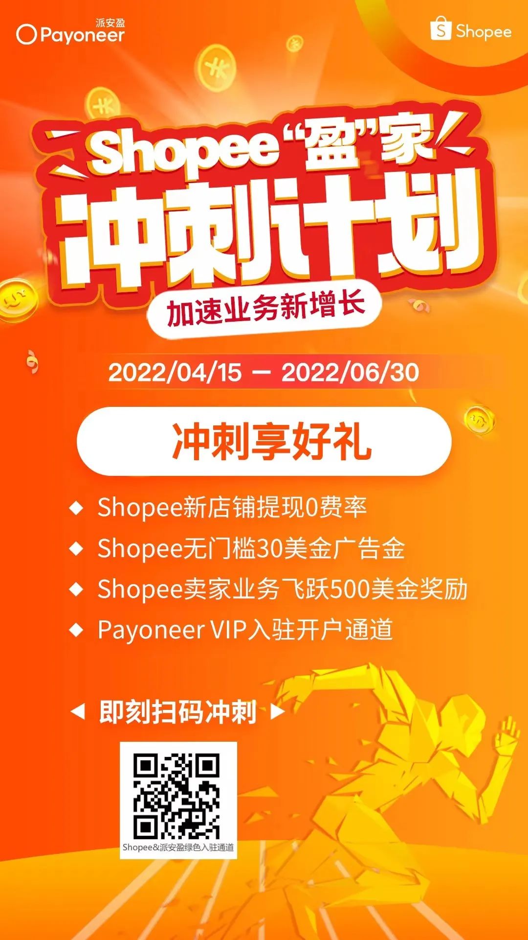 Shopee旺季大促掘金秘籍,Payoneer派安盈限时福利助力赢定出海新商机!