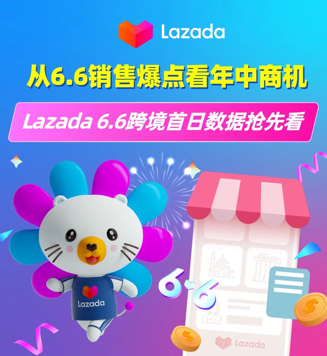 从6.6销售爆点看年中商机，Lazada 6.6首日跨境数据抢先看！