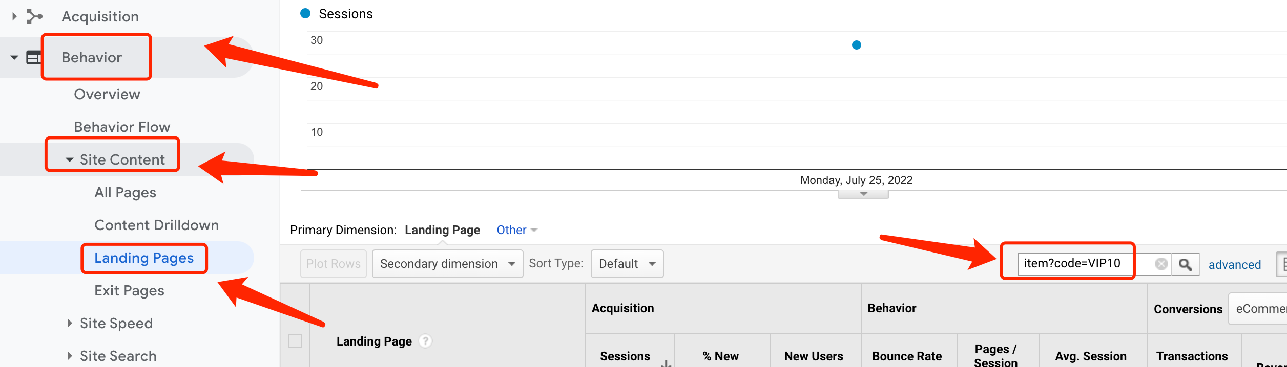 如何在Google Analytics中查询找人帮推广网址的流量？